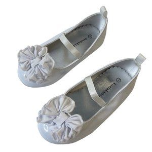 Koala Kids White Mary Janes Toddler 7 Bow Shoes Easter